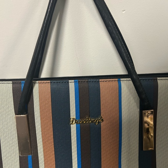 Striped Multicolor Tote Bag - Picture 2 of 3